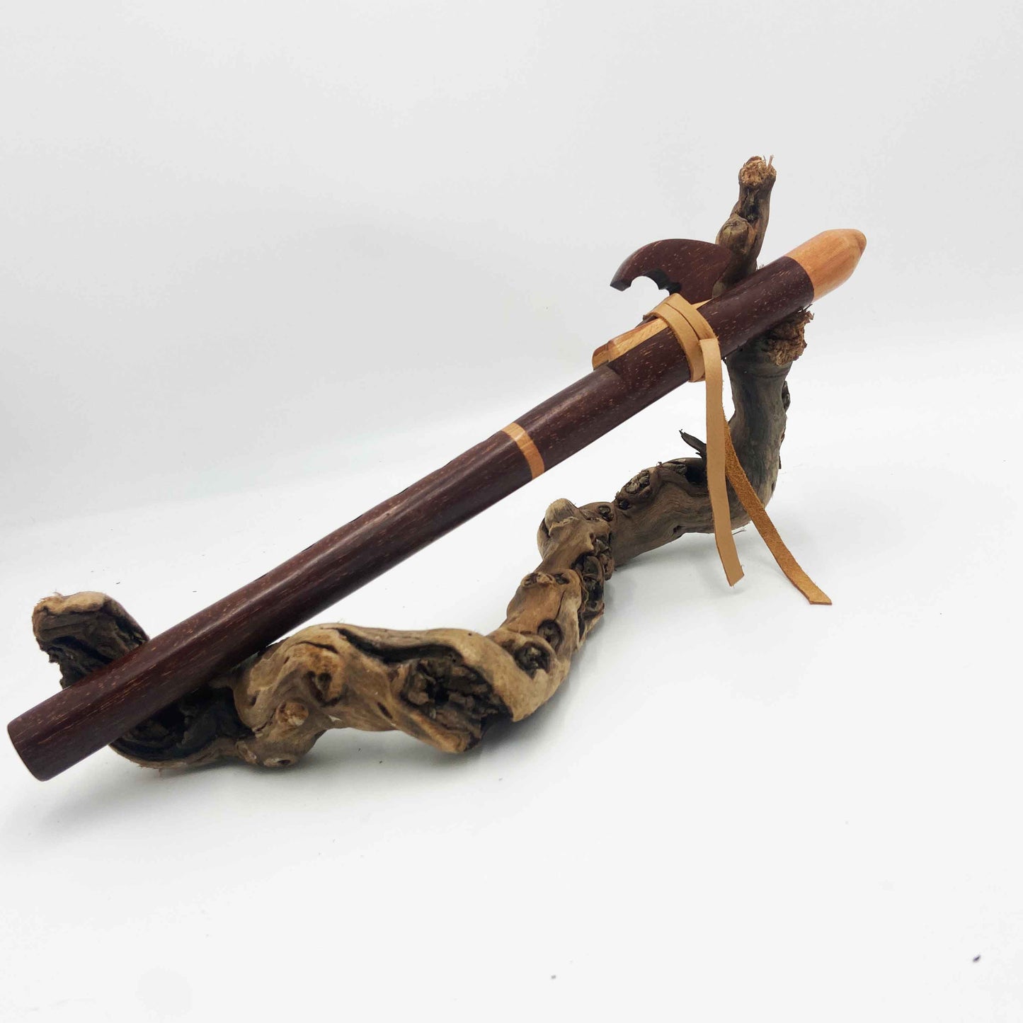 Flute amérindienne Azobé profil