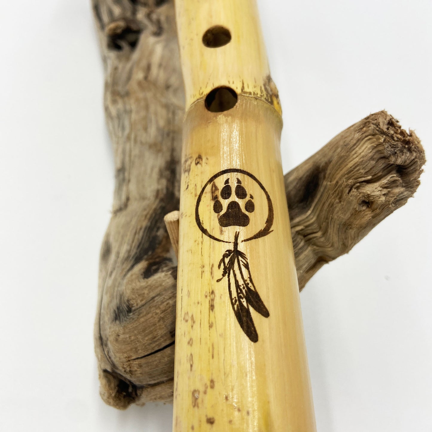 Flûte Amérindienne en Canne de Provence - Accordée en La# (A#) à 432Hz