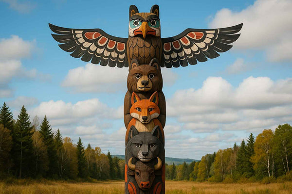 🦅 Symboles et Significations des Totems sur les Flûtes Amérindiennes