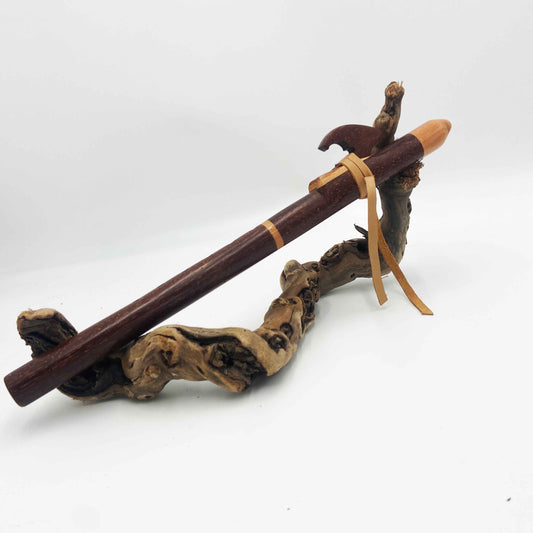Flute amérindienne Azobé profil