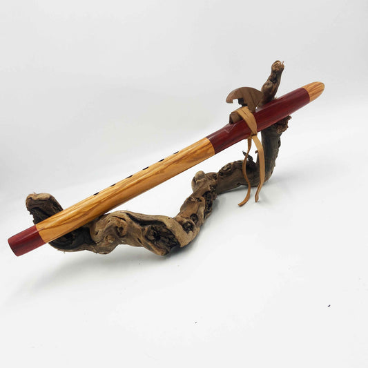 Flute native Padouk et Olivier