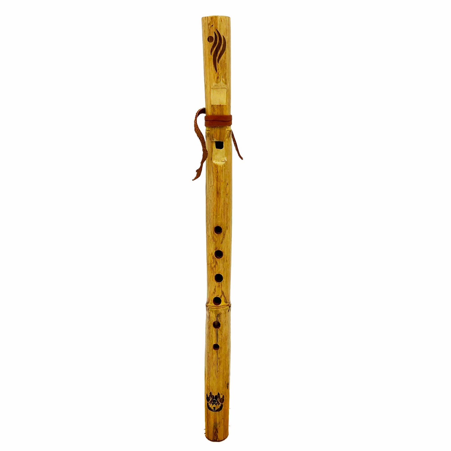 Flöte der amerikanischen Ureinwohner in Provence Cane – gestimmt in A# (A#) bei 432 Hz