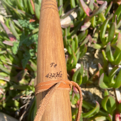 Native American Oak Meditation Flute - Wolf Head and Walnut Totem